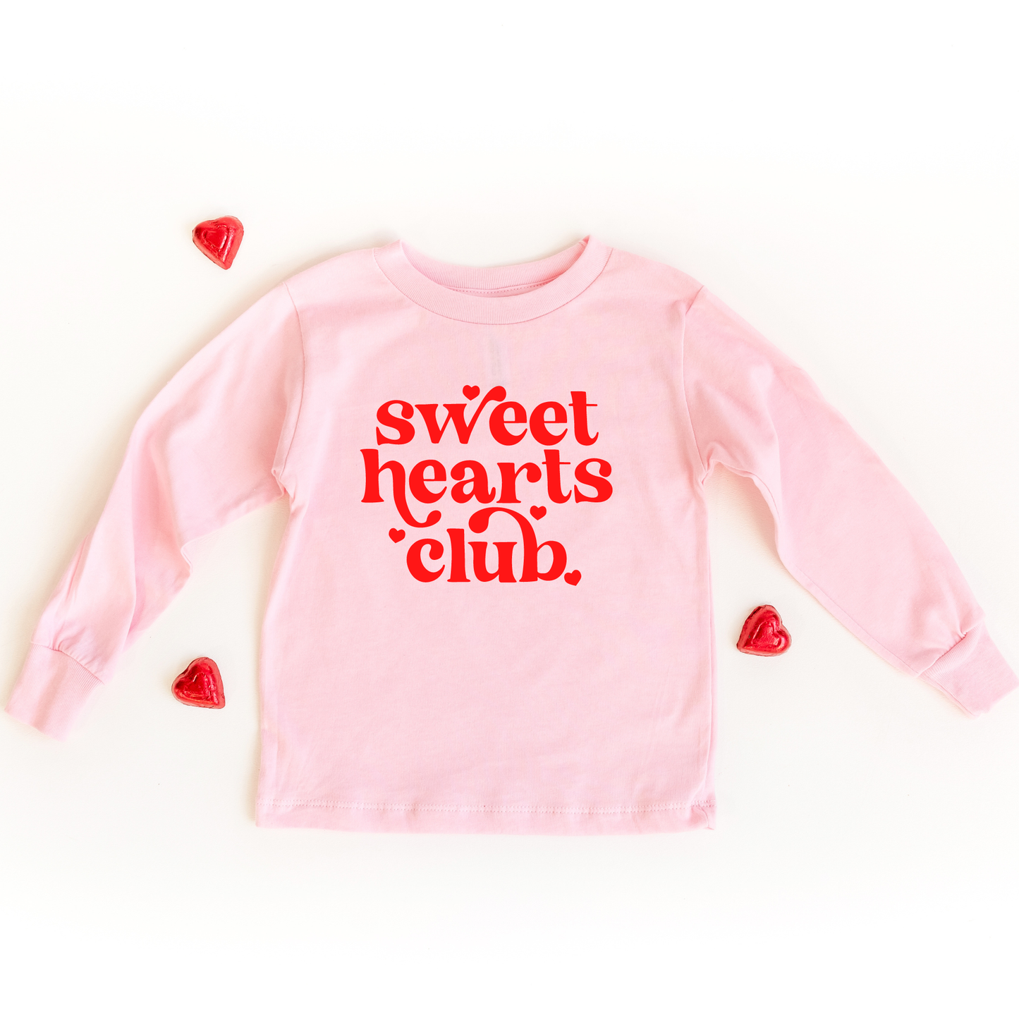 Long Sleeved Shirt, Sweet Hearts Club