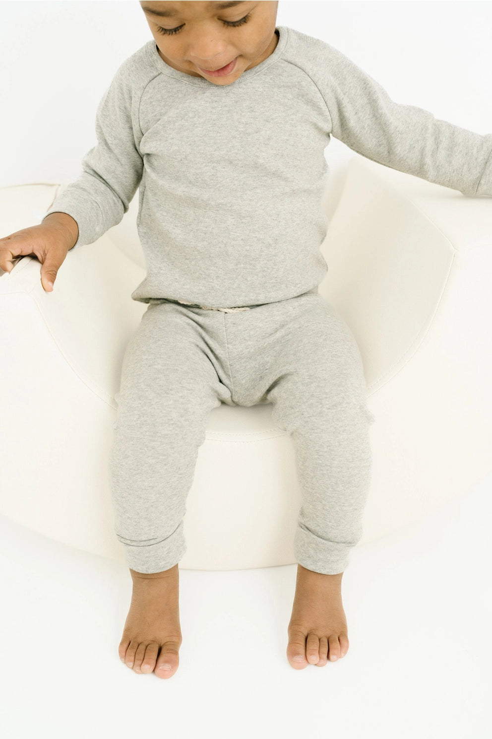 Crewneck Set, Ash Gray