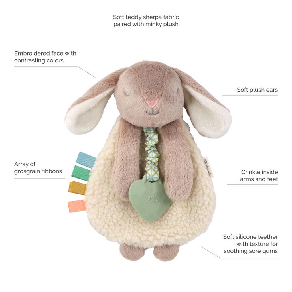 Lovey Toy, Taupe Bunny