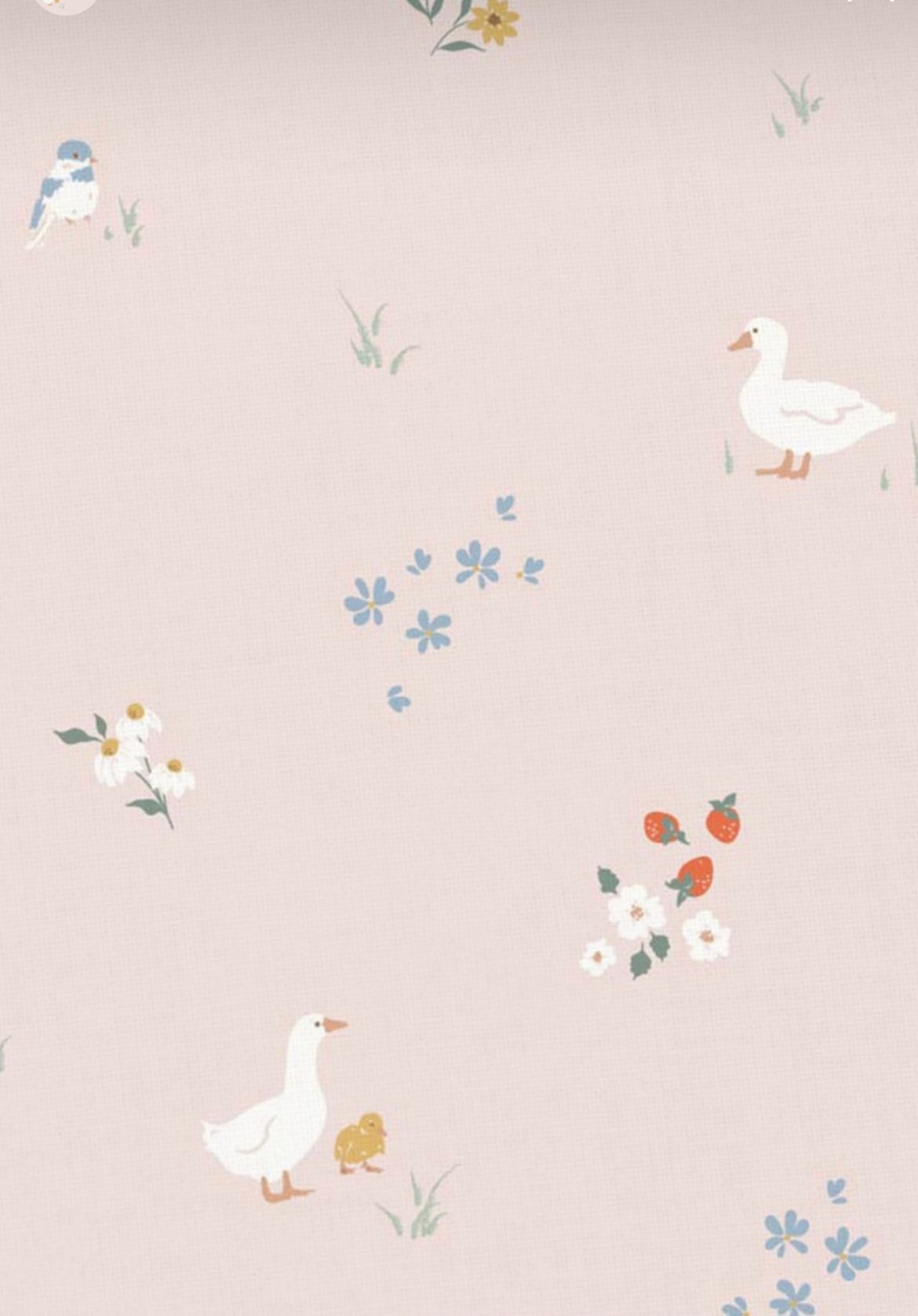 Bamboo Fold Over Sleeper, Pink Picnic Pals