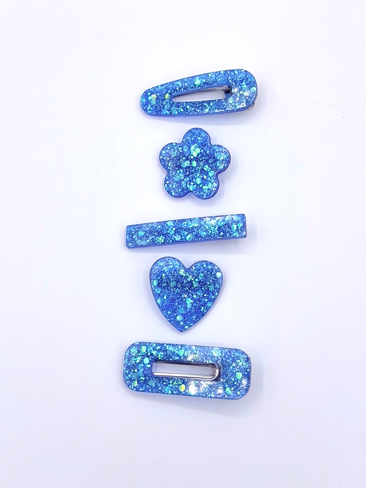 Cerulean Sparkle Hair Clip