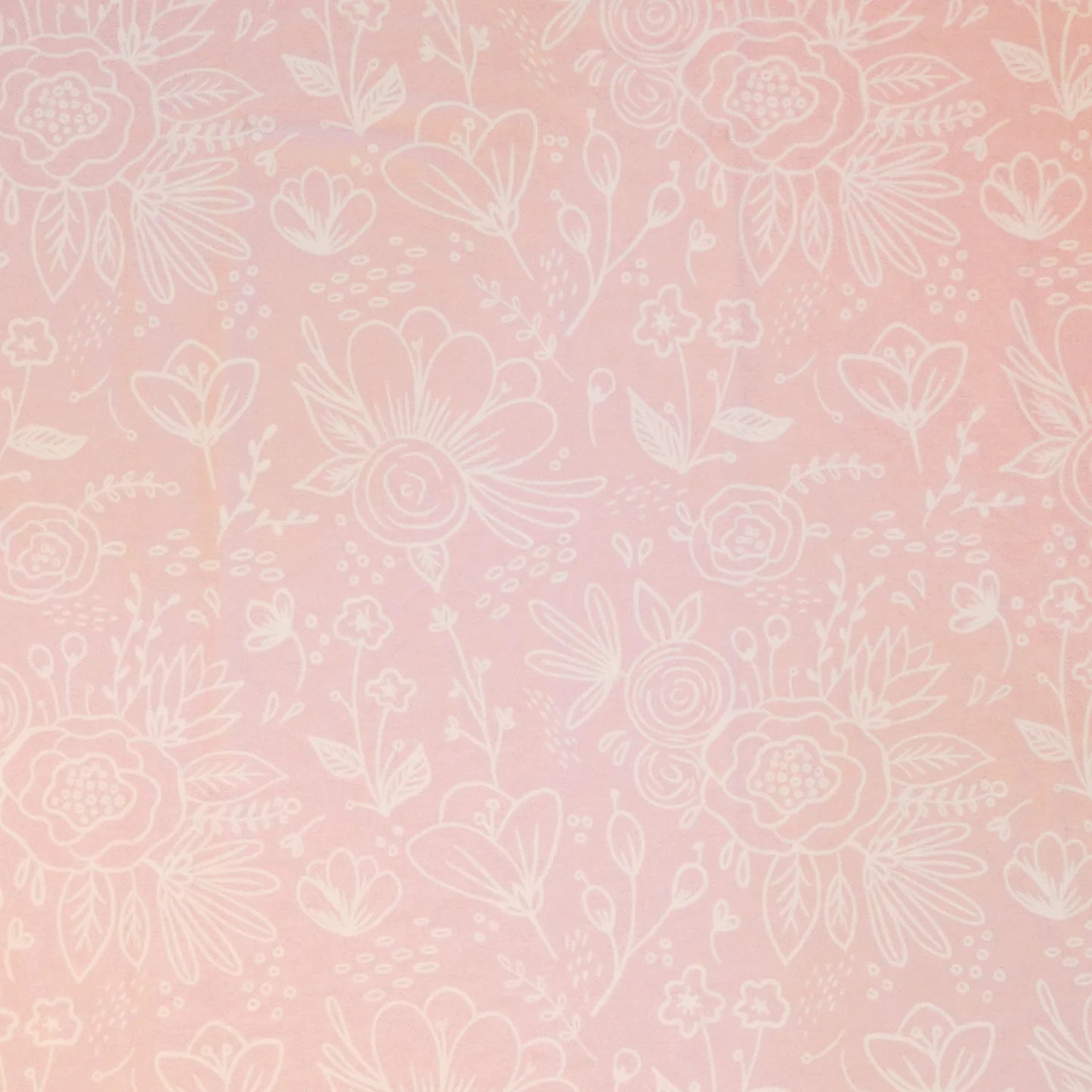 Extra Soft Knit Swaddle Blanket, Pink Floral