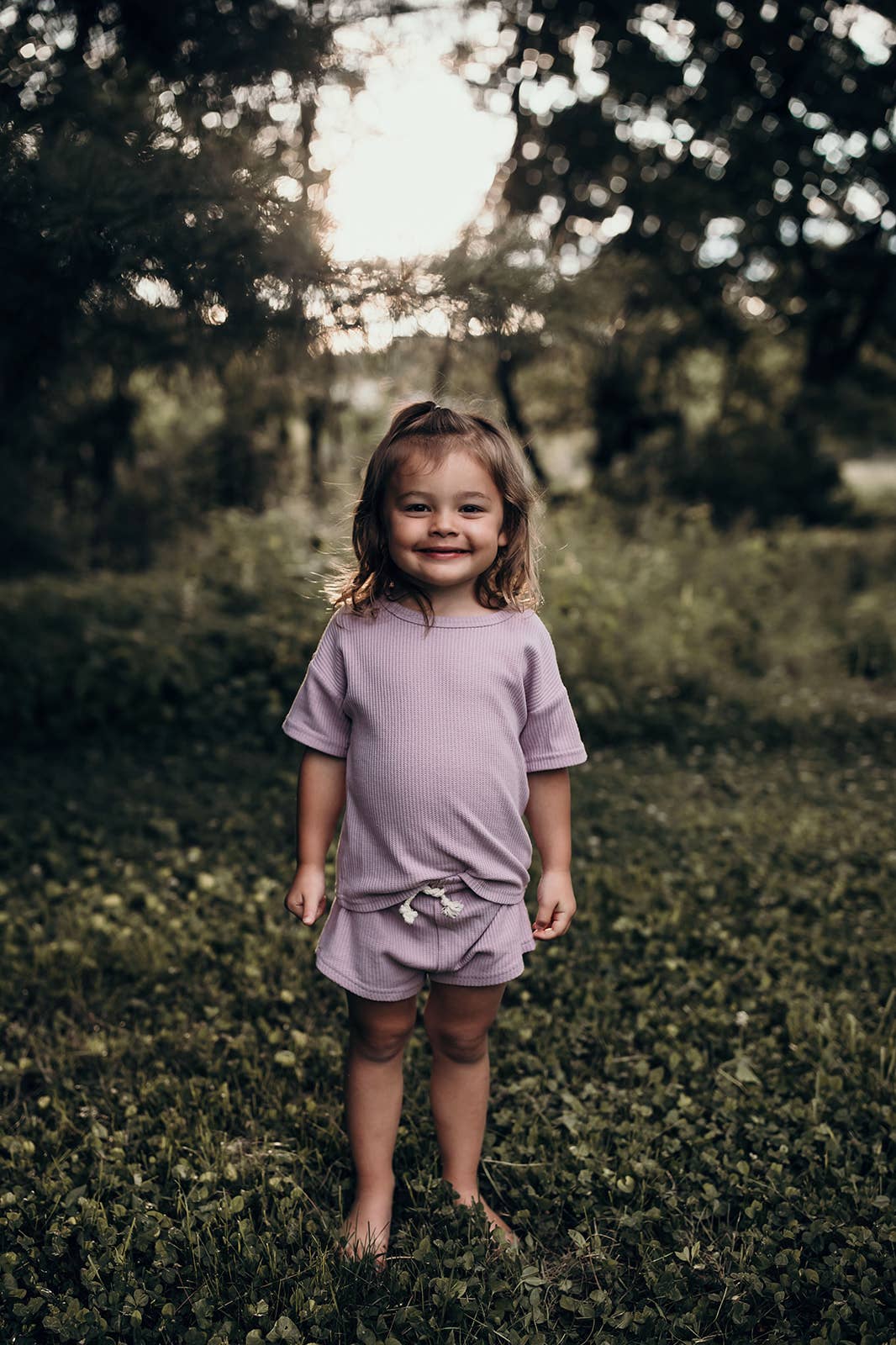 Waffle Matching Set, Orchid