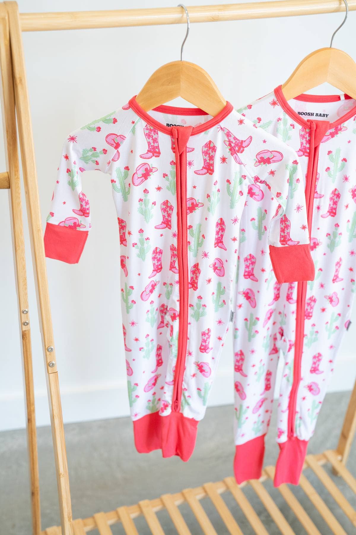 Fold Over Sleeper, Pink Cactus Cowgirl