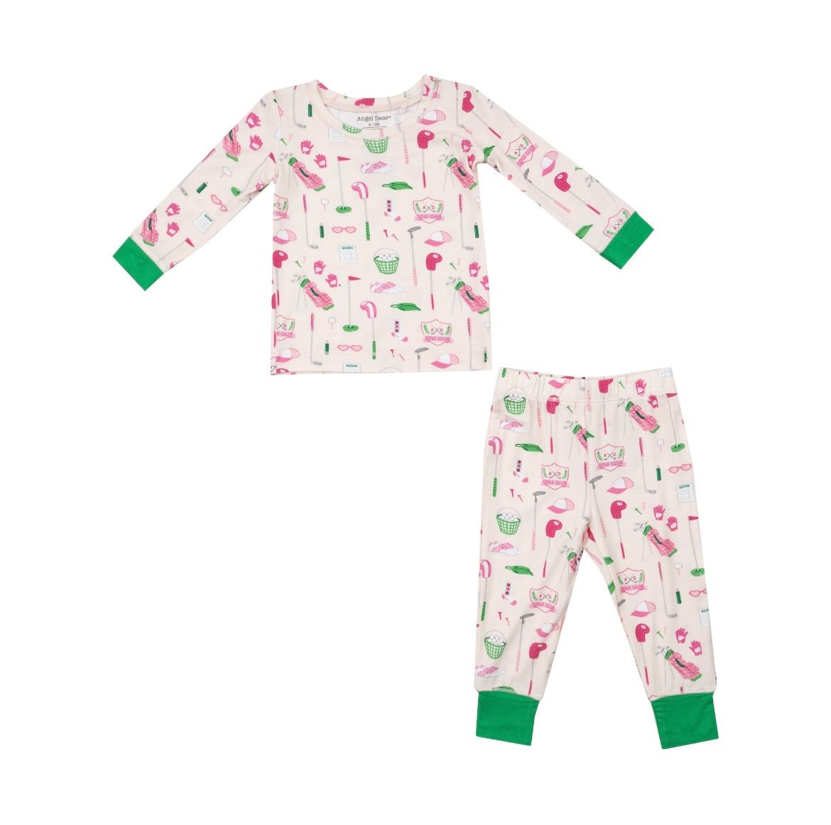 Bamboo Loungewear Set, Pink Golf Clubs