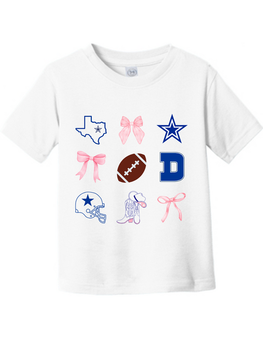 T-Shirt, Coquette Football Dallas Cowboys