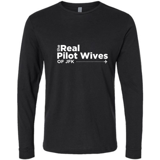 Real Pilot Wives of JFK Adult Long Sleeved Shirt (1 week turnaround time)