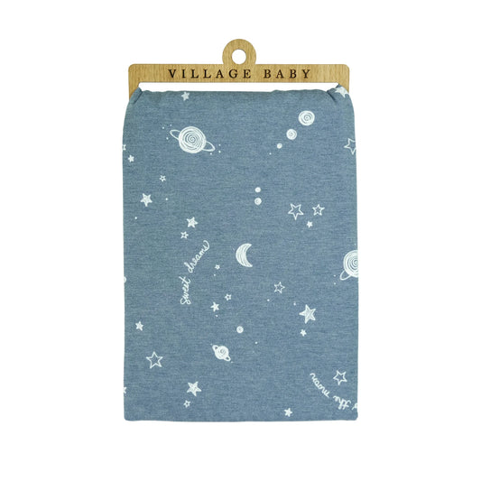 Extra Soft Knit Swaddle Blanket, Starry Dreams