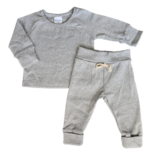 Crewneck Set, Ash Gray