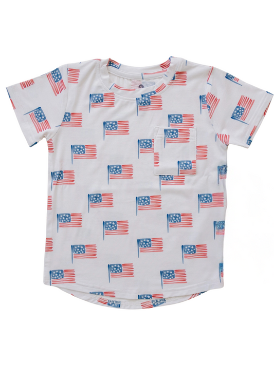 Flag Bamboo Pocket Tee