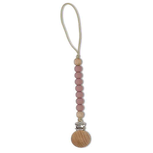 Pacifier Clip, Blush