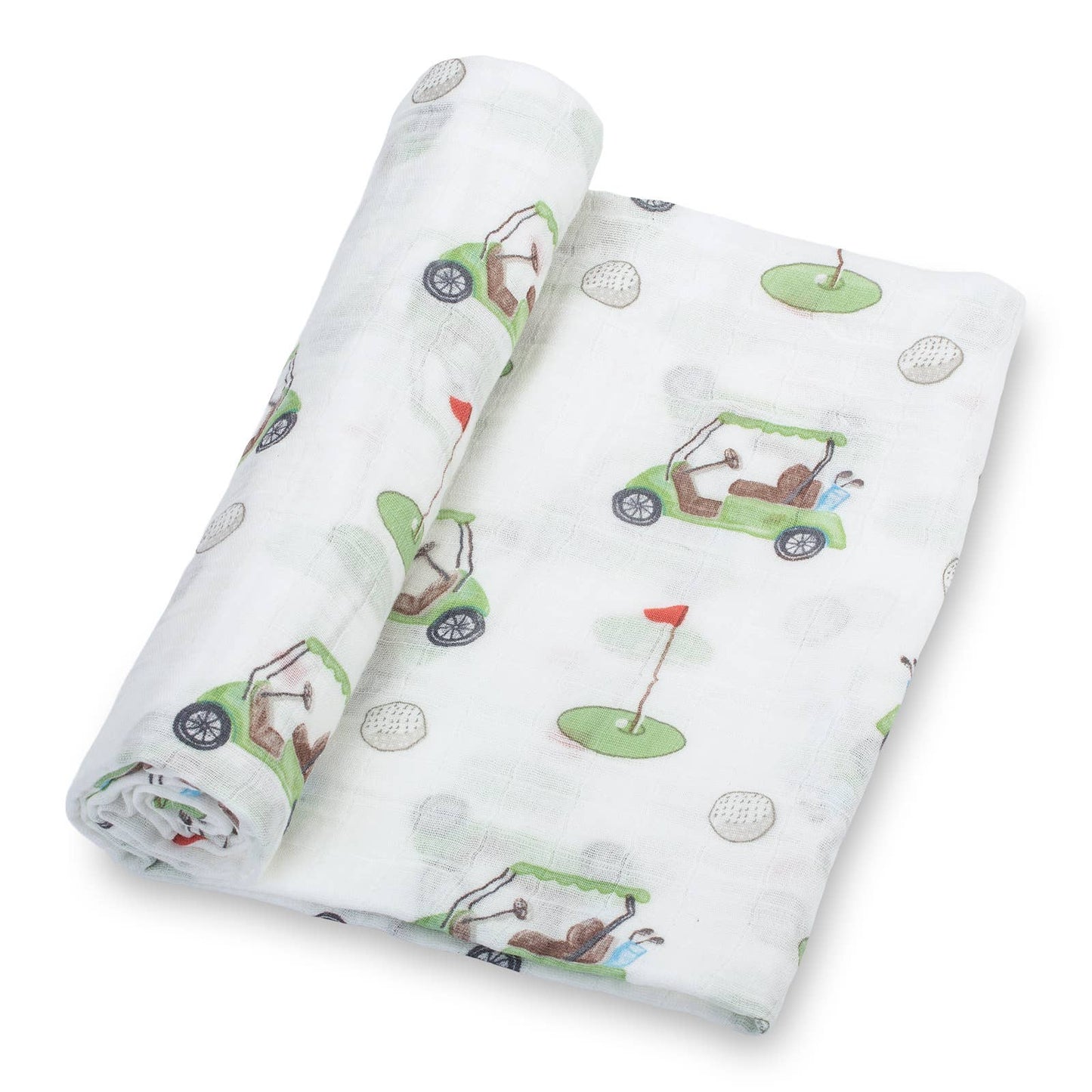 Muslin Swaddle Blanket, Golf A Round