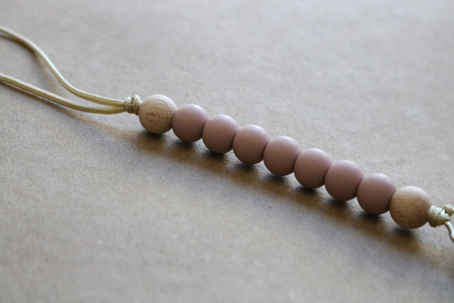 Pacifier Clip, Blush