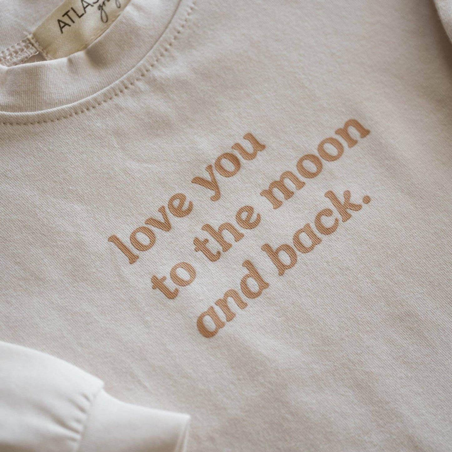 Long Sleeved Tee, Love You To The Moon And Back