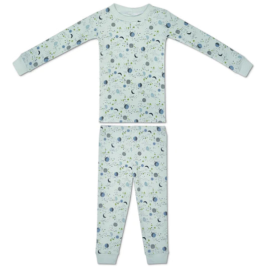 Mint Moon Pajama Set