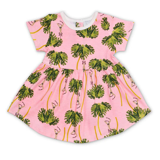 Pink Palms Dress