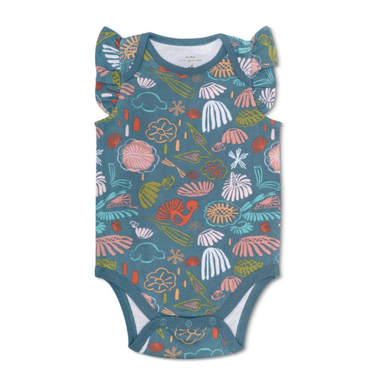 Sealife Flutter Sleeve Onesie